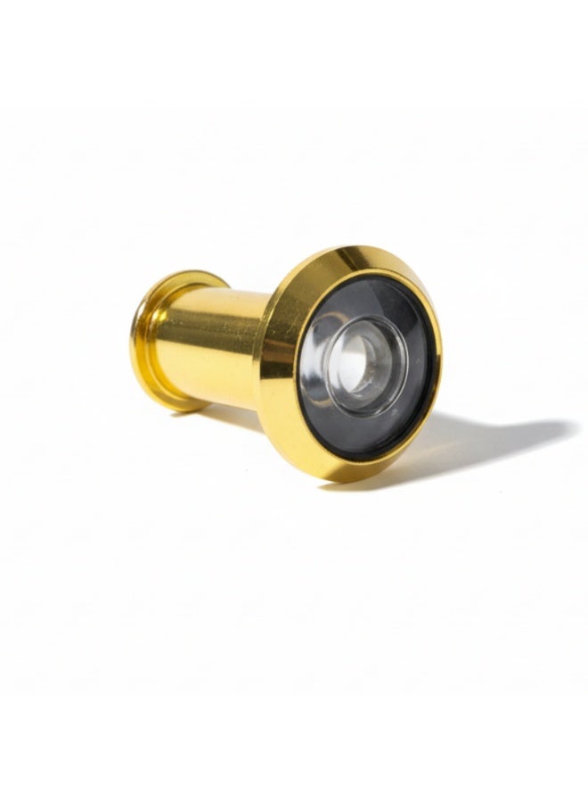 Hitex Door Viewer Peephole – 200° Wide Angle Door Eye | Home Security Door Viewer for Main Door| Anti-Theft Door Peephole for Apartments & Houses (GOLD) - Image 1